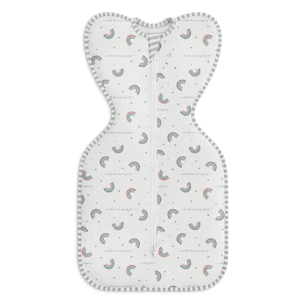 Breathable Cotton Baby Swaddle with Arms-Up Wing Shape